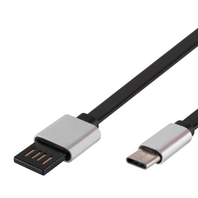 Cablu de incarcare USB-C, plat, 2m - USBF C2